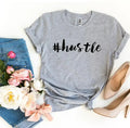 Hustle Printed Women T-Shirt | Premium Cotton | Bella Canvas - SJB-DIAMOND ELITES