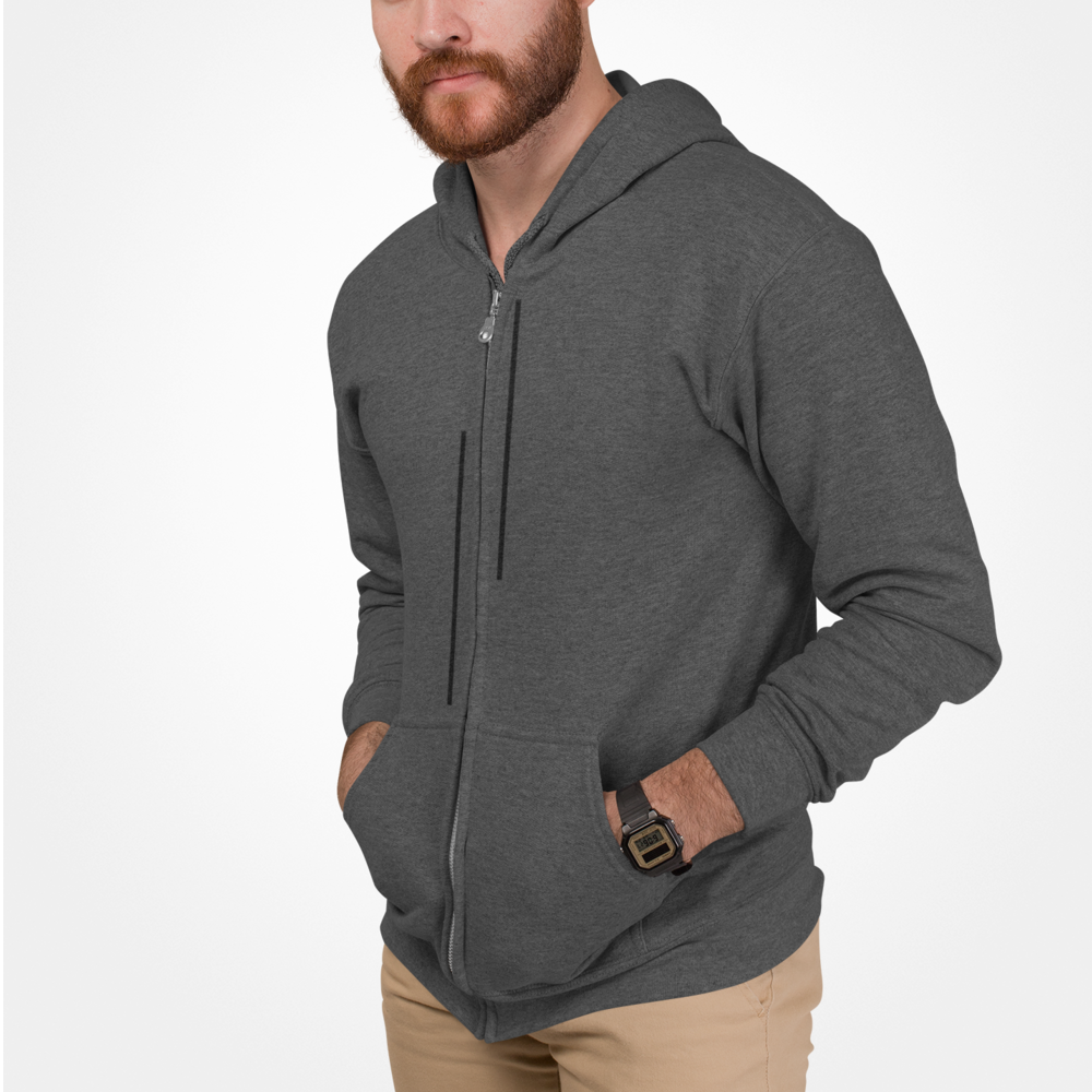 Men's Stripes Zip Up Hoodie - SJB-DIAMOND ELITES