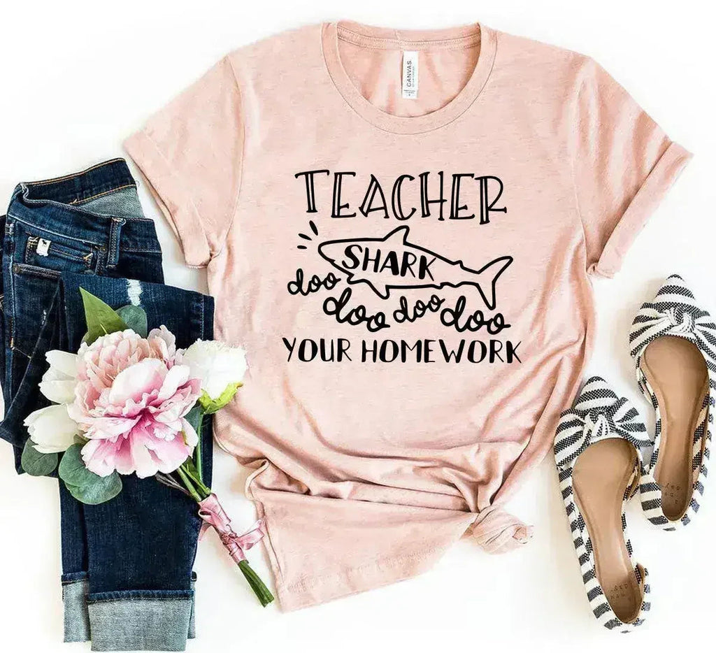 Teacher Shark Doo Doo Your Homework Shirt Femstylo