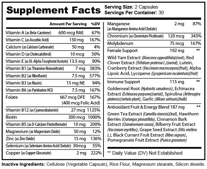 Pure Multi-Vitamins Women's