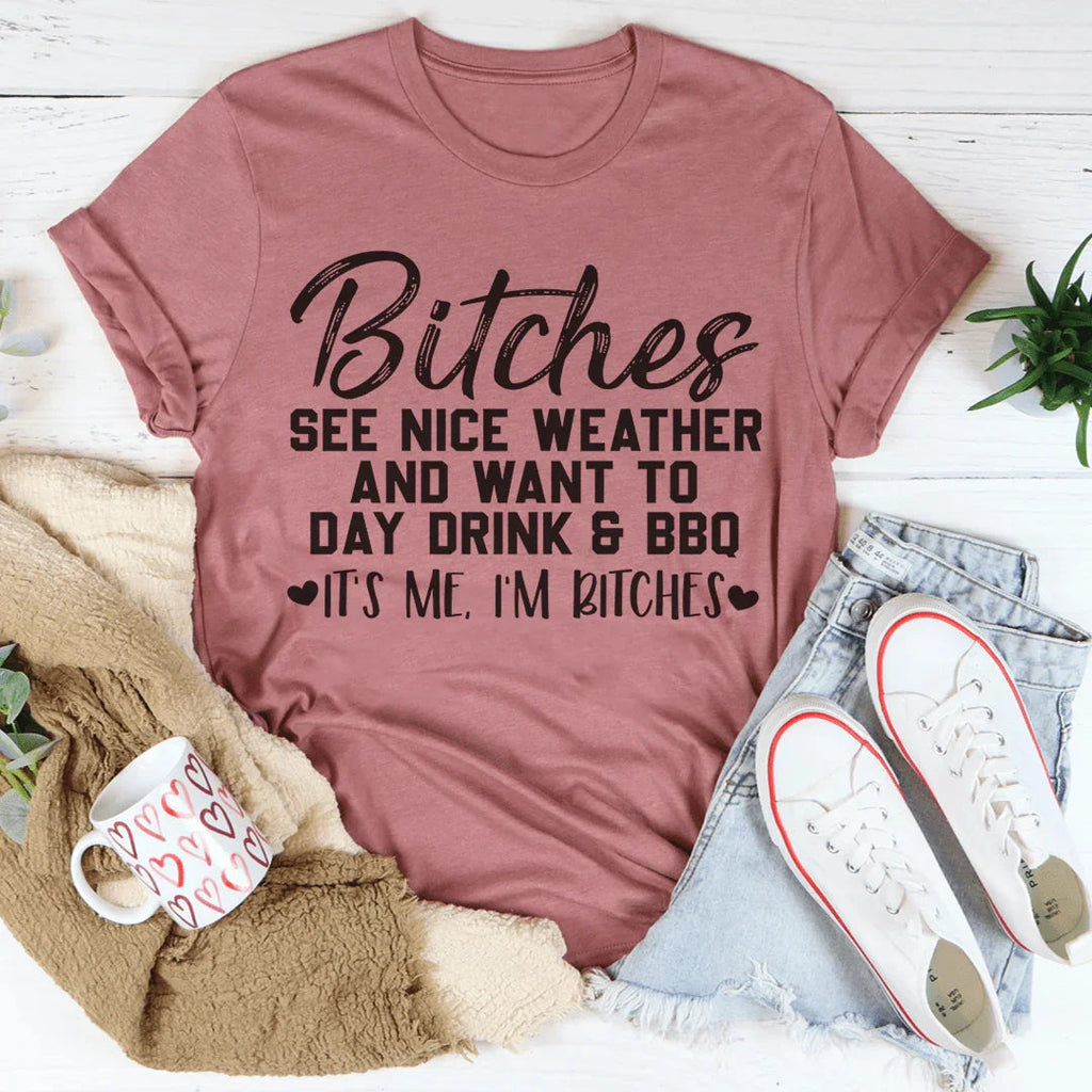 Day Drink & BBQ Tee Peachy Sunday