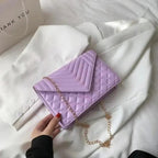 Dazzling Bags For Women Chain Crossbody Bags In Pu Leather Female Fashionable Shoulder Bag Ladies Handbags Stevvex