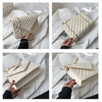 Dazzling Bags For Women Chain Crossbody Bags In Pu Leather Female Fashionable Shoulder Bag Ladies Handbags Stevvex