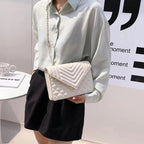Dazzling Bags For Women Chain Crossbody Bags In Pu Leather Female Fashionable Shoulder Bag Ladies Handbags Stevvex
