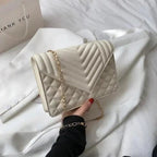 Dazzling Bags For Women Chain Crossbody Bags In Pu Leather Female Fashionable Shoulder Bag Ladies Handbags Stevvex