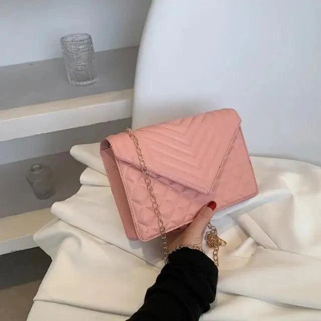 Dazzling Bags For Women Chain Crossbody Bags In Pu Leather Female Fashionable Shoulder Bag Ladies Handbags Stevvex
