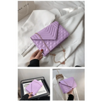 Dazzling Bags For Women Chain Crossbody Bags In Pu Leather Female Fashionable Shoulder Bag Ladies Handbags Stevvex
