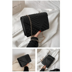 Dazzling Bags For Women Chain Crossbody Bags In Pu Leather Female Fashionable Shoulder Bag Ladies Handbags Stevvex