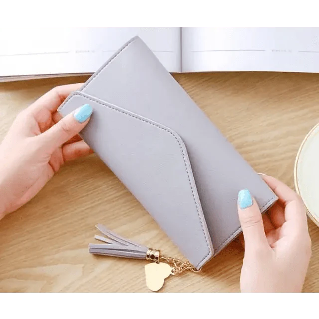 Dazzling Wallets For Phone, Clutch Bag, Purses, Long Wallets For Girl And Ladies Cute Money Coin Pocket And Card Holder Tassel Wallets Stevvex