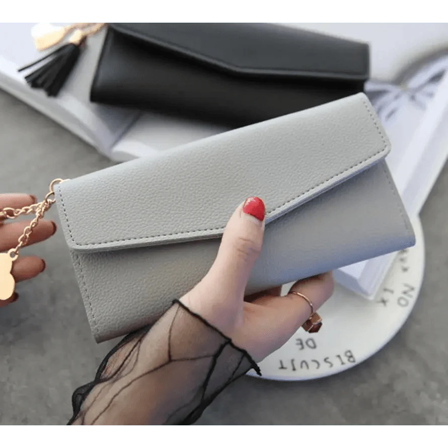 Dazzling Wallets For Phone, Clutch Bag, Purses, Long Wallets For Girl And Ladies Cute Money Coin Pocket And Card Holder Tassel Wallets Stevvex
