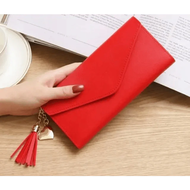 Dazzling Wallets For Phone, Clutch Bag, Purses, Long Wallets For Girl And Ladies Cute Money Coin Pocket And Card Holder Tassel Wallets Stevvex