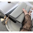 Dazzling Wallets For Phone, Clutch Bag, Purses, Long Wallets For Girl And Ladies Cute Money Coin Pocket And Card Holder Tassel Wallets Stevvex