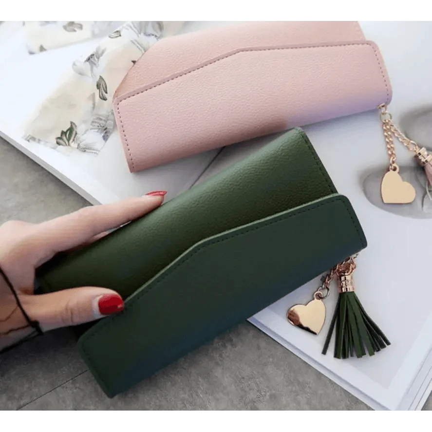 Dazzling Wallets For Phone, Clutch Bag, Purses, Long Wallets For Girl And Ladies Cute Money Coin Pocket And Card Holder Tassel Wallets Stevvex