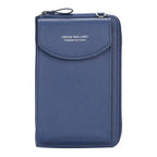Dazzling Women Wallet Bags Big Card Holder Clutch Messenger Long Shoulder Straps - Trendy Designer Female Clutch Cross Body Bag Stevvex