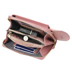 Dazzling Women Wallet Bags Big Card Holder Clutch Messenger Long Shoulder Straps - Trendy Designer Female Clutch Cross Body Bag Stevvex