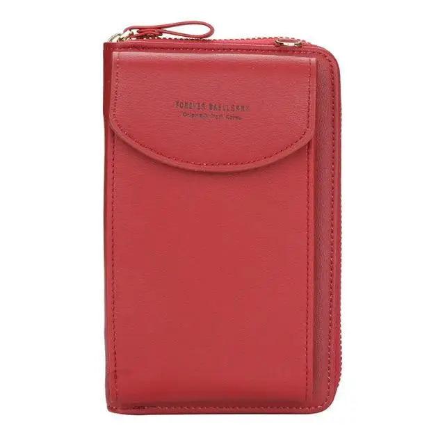 Dazzling Women Wallet Bags Big Card Holder Clutch Messenger Long Shoulder Straps - Trendy Designer Female Clutch Cross Body Bag Stevvex