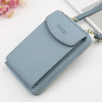 Dazzling Women Wallet Bags Big Card Holder Clutch Messenger Long Shoulder Straps - Trendy Designer Female Clutch Cross Body Bag Stevvex