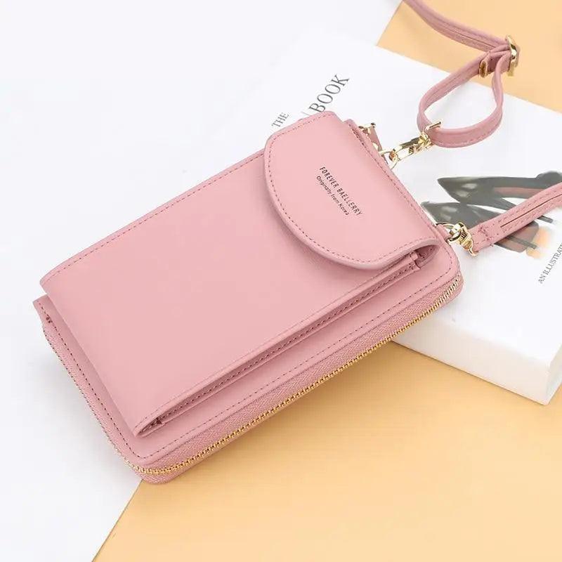 Dazzling Women Wallet Bags Big Card Holder Clutch Messenger Long Shoulder Straps - Trendy Designer Female Clutch Cross Body Bag Stevvex
