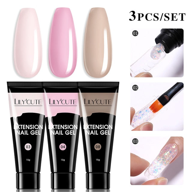 Extension Gel Set - SJB-DIAMOND ELITES