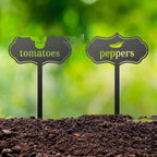 Garden Pile Seed Plant Marking Metal Garden Card
