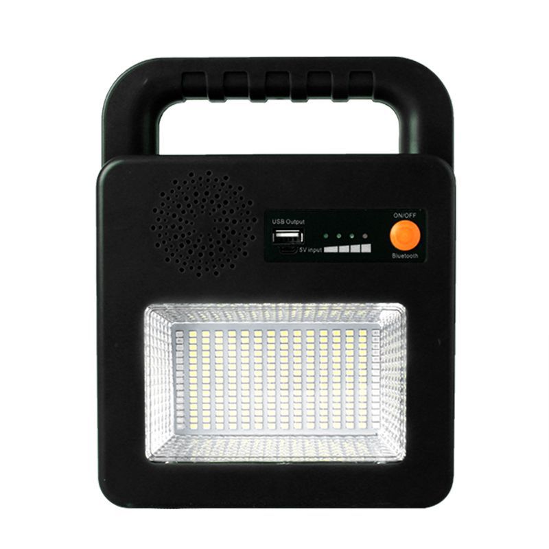 Solar Rechargeable Camping Outdoor Bluetooth Speaker Emergency Light Pi-Mart