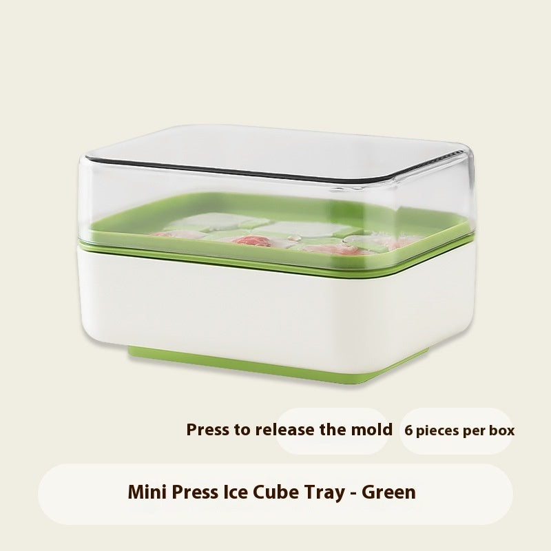 Mini Press Silicone Ice Tray Easily Removable Mold Ice-cream Mould Pi-Mart
