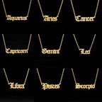 Zodiac Necklace Alphabet - SJB-DIAMOND ELITES
