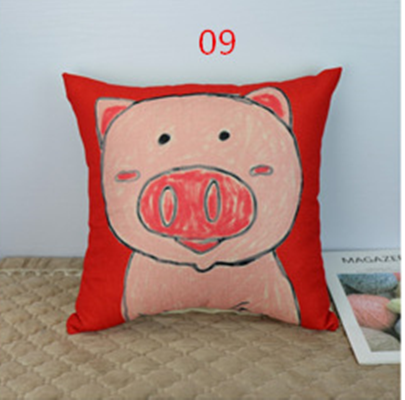 Cartoon pillow sofa cushion Pi-Mart