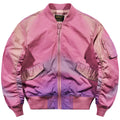 Men's Trendy Gradient Tie-dye Bomber Jacket Pi-Mart