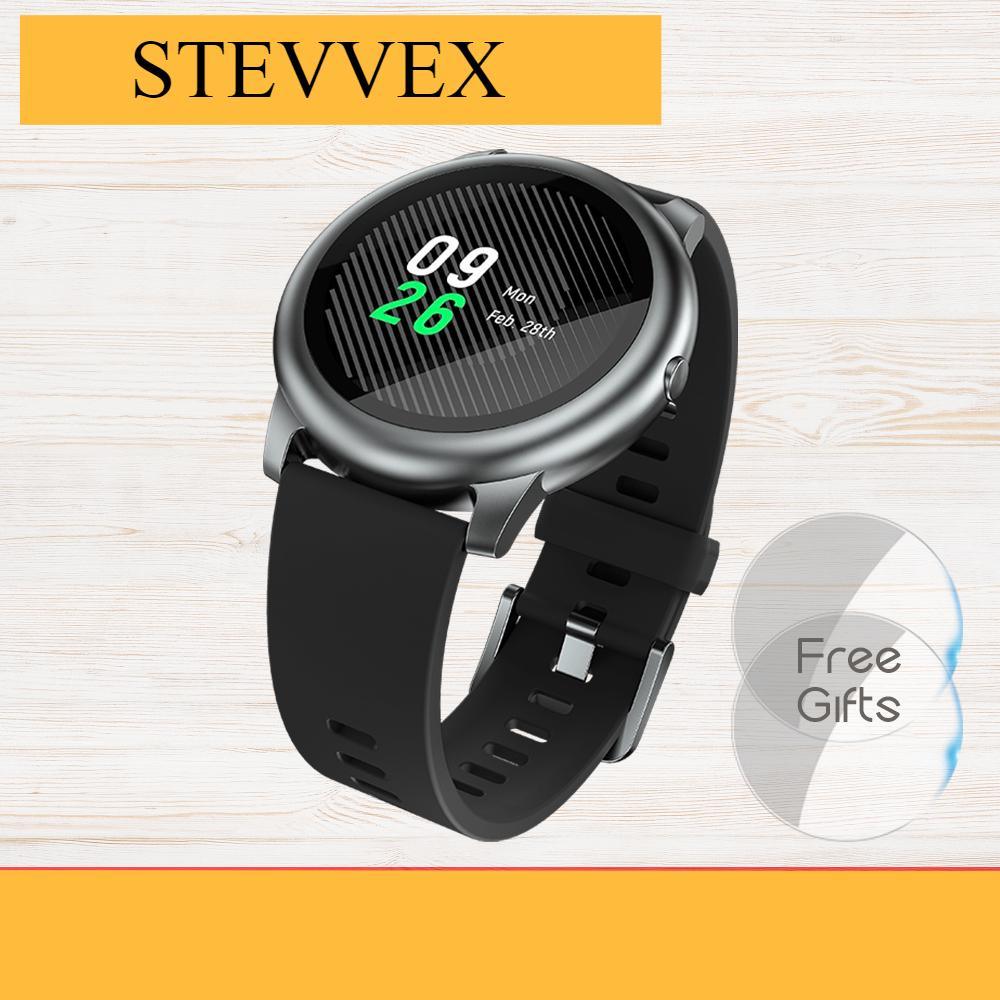 STEVVEX Solar Smart Watch  Sport Metal Heart Rate Sleep Monitor IP 68 Waterproof iOS Android Global Version - SJB-DIAMOND ELITES
