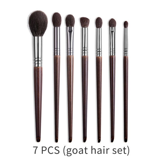 Natural Makeup Brushes Set Eyeshadow Make Up Brush Goat Pi-Mart