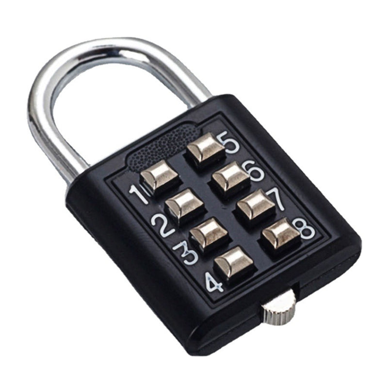 Mechanical 8-digit Key Lock Password Lock Padlock Pi-Mart