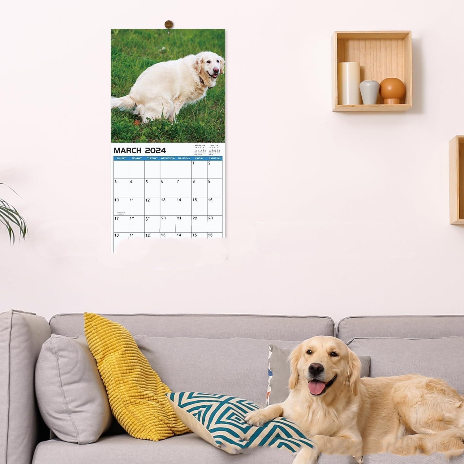 New Year Dog Poop Calendar Pi-Mart
