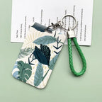 Green Plant Series Simple Fashion Lanyard Card Cover - SJB-DIAMOND ELITES