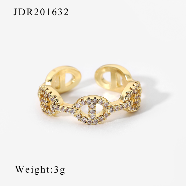 Open Shiny Stone Ring - SJB-DIAMOND ELITES