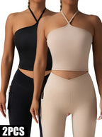 2 Pieces Sports Bra Athletic Running Sports Bra - SJB-DIAMOND ELITES