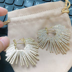 Women's Fashion New Heavy Industry Earrings Pi-Mart