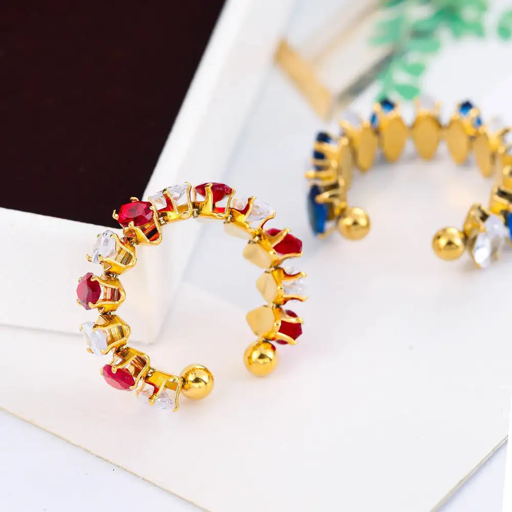 Color Zircon Ins Fashion Ring For Women Lootquake LLC