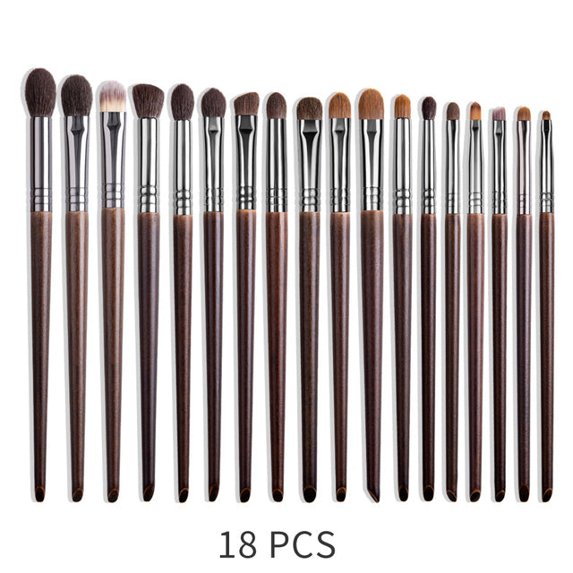 Natural Makeup Brushes Set Eyeshadow Make Up Brush Goat Pi-Mart
