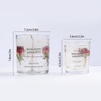 Rose Jelly Scented Candle for Aromatherapy, Romantic Atmosphere - Ideal for Birthdays, Valentine's Day, Anniversaries, Thanksgiving, Christmas - 1pc, Soy Wax in Glass Jar Lootquake LLC