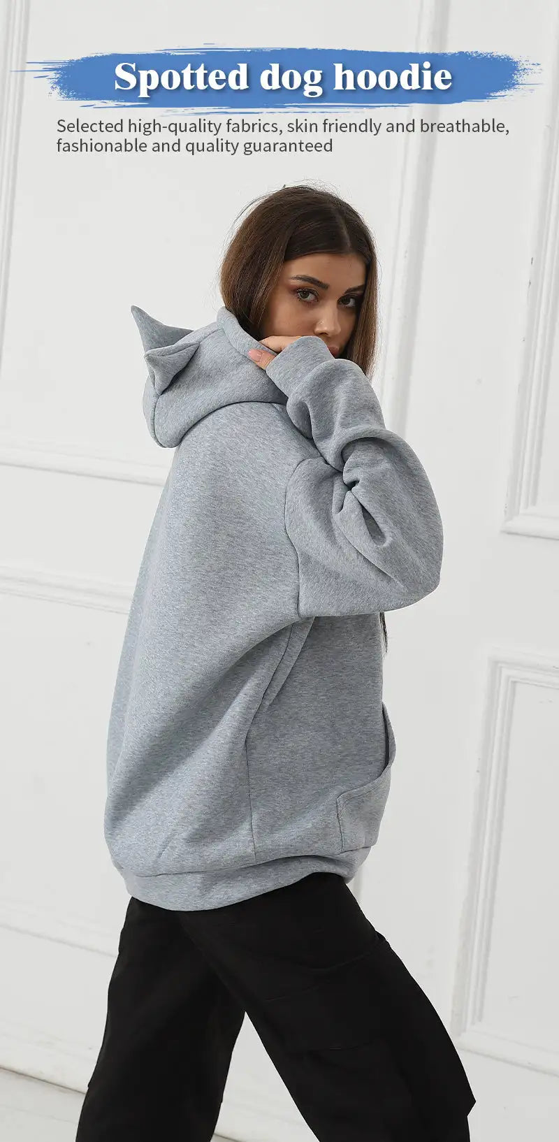 Women's Fashionable Casual Printed Long Sleeved Sweatshirt - SJB-DIAMOND ELITES