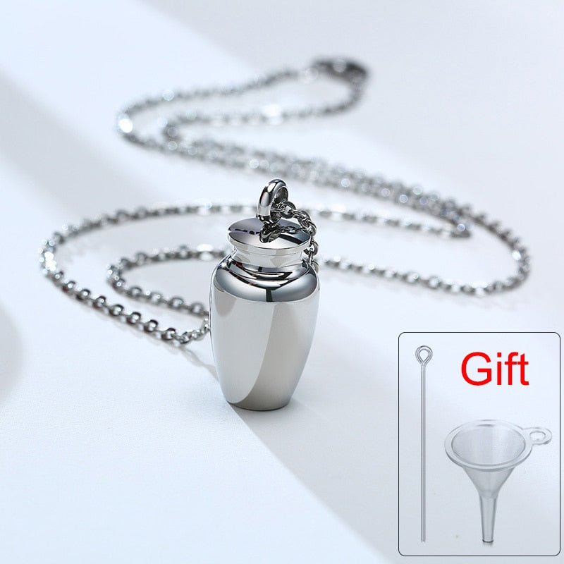 Openable Earthen Jar Columbarium Shape Pendant Pi-Mart