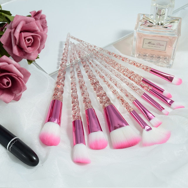 8Pcs Makeup Brushes Set - SJB-DIAMOND ELITES