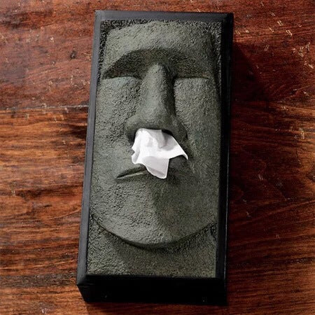 Easter Tissue Box Moai Tissue Pumping Monkey Tissue Box Pi-Mart