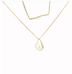 2Pcs Set Waterdrop Irregular Necklaces Pi-Mart