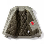 Men's Bomber Jacket Thickened Baseball Cotton Coat Pi-Mart