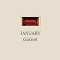 Creative Jewelry Titanium Steel December Birthstone Ring Pi-Mart