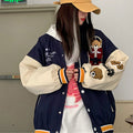 Female Student American Cardigan Retro Jacket Trend Pi-Mart