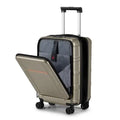 Front End 20 Inch Expandable ABS, PC Suitcase - SJB-DIAMOND ELITES