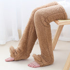 Fuzzy Thigh High Stockings, Warm Over-the-Knee Socks for Women, Solid Color Lootquake LLC